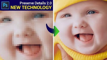 Convert Low to High Resolution in Photoshop using Preserve Details 2.0