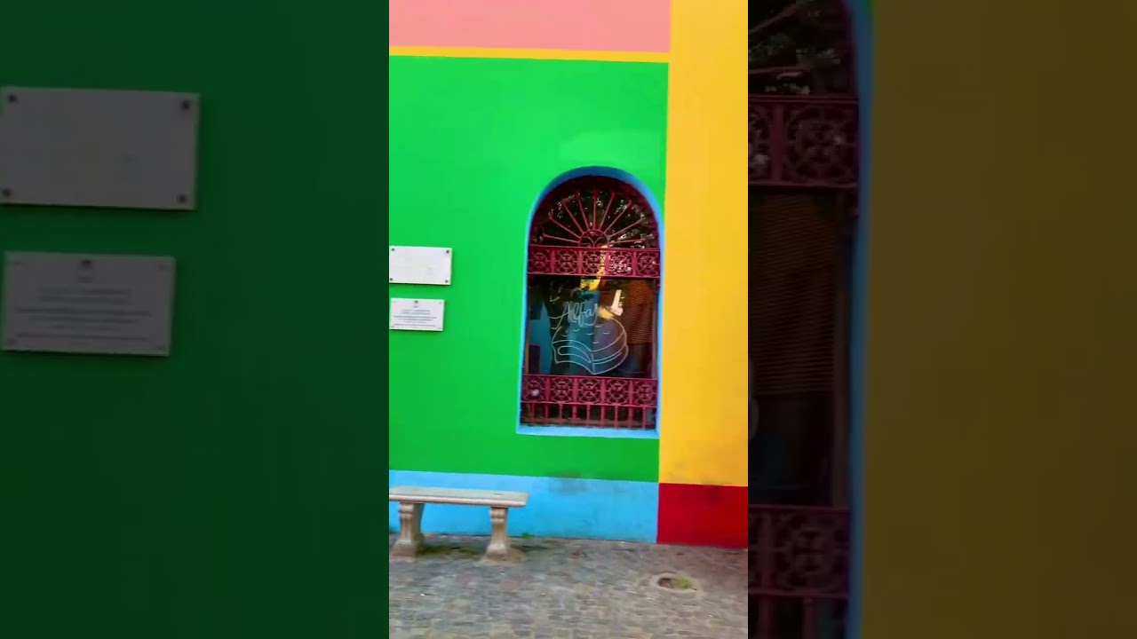 La Boca:  an historic, diverse working-class neighborhood famous for brightly painted old buildings