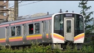 E129系新ﾆｲA6+A3+A16編成　信越本線446M