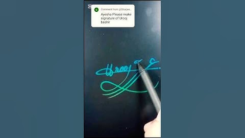 Urooj Name Signature ✍️ Simple and Beautiful # shorts # shortvideo