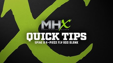 Find the Spine of a 4-Piece Rod Blank Quickly & Easily | Quick Tips from MHX Rod Blanks