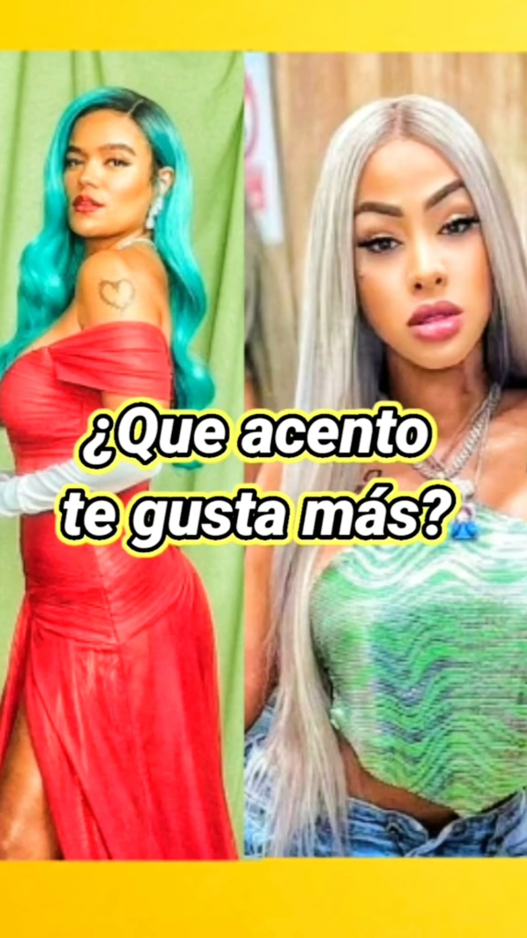 ¿Que acento te gusta más el de Yailin o el de Karol G ? #karolg #yailinlamásviral