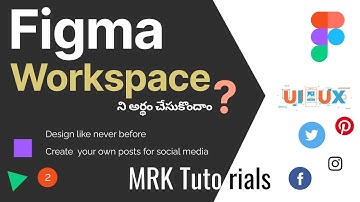 Figma Tutorial in Telugu : Understanding Figma Workspace | తెలుగు లో  (2021) | Ep - 2