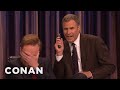 Will ferrell and his razor come to shave conans beard  conan on tbs