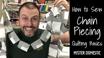How to Sew: Chain Piecing - Quilting Basics with Mx Domestic
