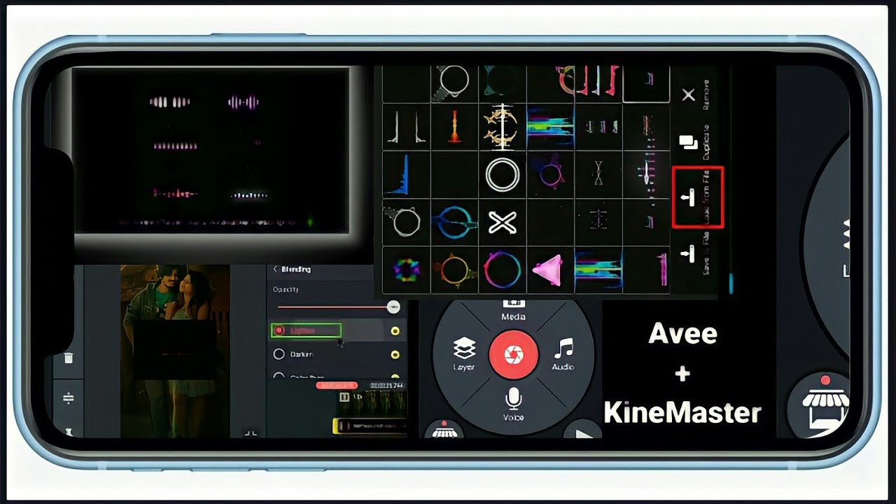 How to Avee Player Bars Import, Adjust, Change Images and Apply to ...