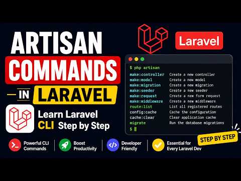 Laravel Artisan Commands Explained | Complete Beginner Guide