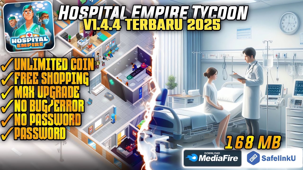Hospital Empire Tycoon Mod Apk Terbaru 2025 V1.4.4 No Password