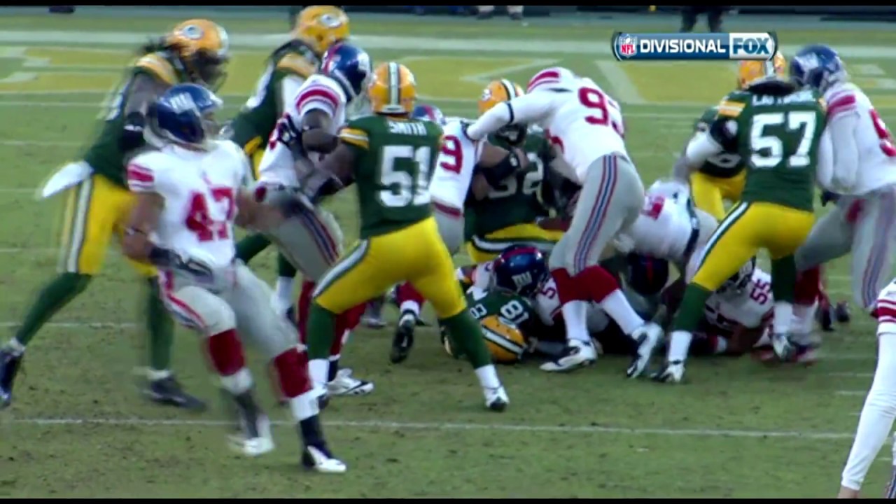 Giants Shock Packers 20112012 Divisional Round Highlights YouTube