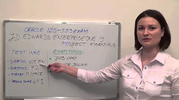 1Z0-553 - JD Edwards Test EnterpriseOne 9 Exam Projects Essentials Questions
