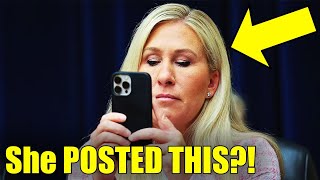 OH NO: Marjorie Taylor Greene Just Posted THIS NIGHTMARE VIDEO!