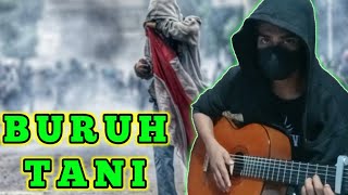 (Lagu Mahasiswa) Buruh Tani versi Fingerstyle cover lirik
