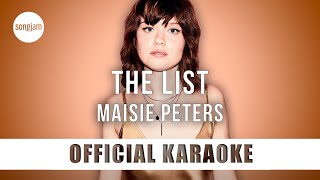 Maisie Peters - The List ( Karaoke Instrumental) | SongJam