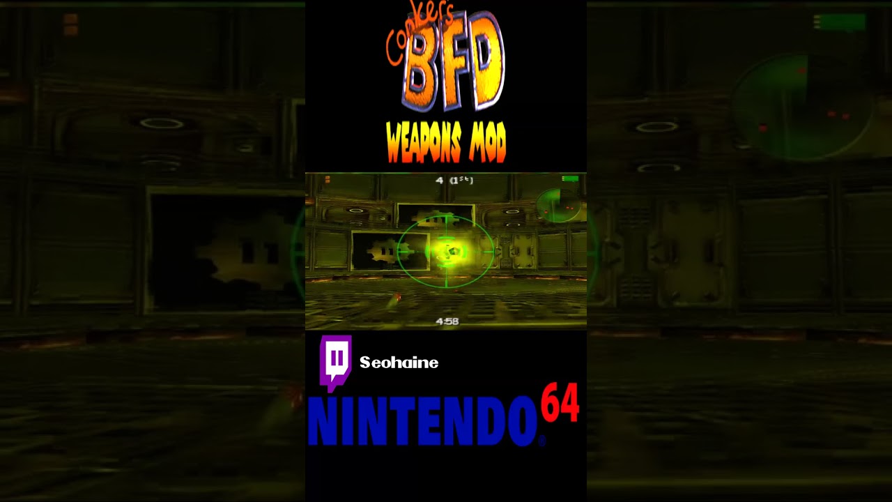 conker's bad fur day WEAPONS MOD Romhack/Mod