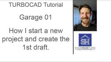 TurboCAD Tutorial - Detached Garage 01
