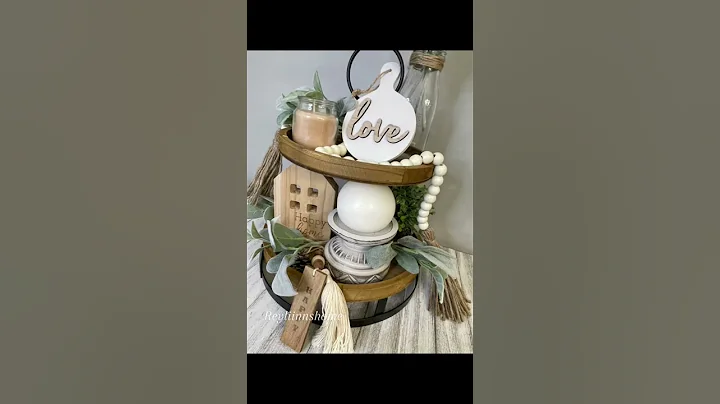 5 QUICK & EASY TRAY DECOR IDEAS!! 😮🙂#homedecoratingideas #traydecoration #shorts