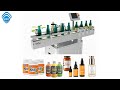 Round products label applicator wrap around labeling machine SKILT