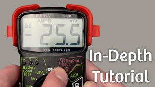 How to Use INNOVA 3320 Auto-Ranging Digital Multimeter