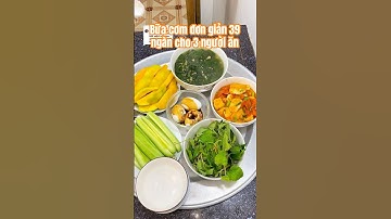 Bữa cơm đơn giản 39 ngàn cho 3 người ăn !!!  Cơm bình dân mn tham khảo nhé #nauan #nauanmoingay
