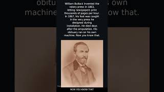 William Bullock Invented the Press That Printed Millions of Papers. Then It Printed His Obituary.