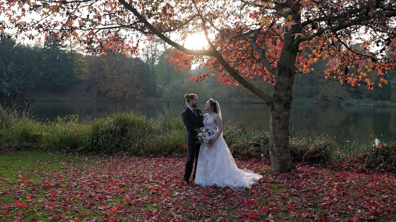 Beautiful autumnal wedding video at The Orangery, Maidstone for Rosie & Tom's 'Dinosaur' wedding.