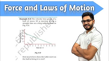 Example 8.5 on page number 94 || Chapter 8 Force and Laws of Motion || Class 9 || New NCERT