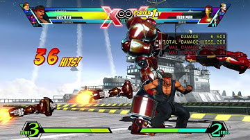 UMvC3 Palette Swap - Updated Evil Ryu Day 1 Midscreen 1 Bar Combo (950k, 2.4 meter+)