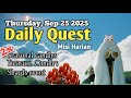 Sky Daily Quest today - Hidden Forest 25 Sep 2025 | Sky Children of the Light | Sandwichies Ch