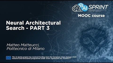 MOOC course: Federated Learning and Neural Architecture Search - PART 5