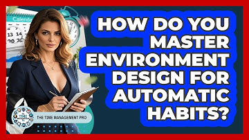 How Do You Master Environment Design For Automatic Habits? - The Time Management Pro