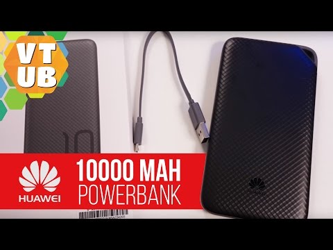 Huawei 10000 mAh PowerBank Распаковка, Внешний Вид. Сравнение с Xiaomi