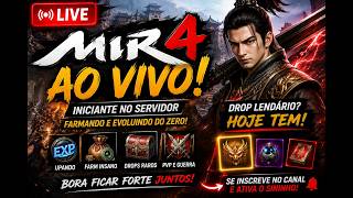 ⚔️ MIR4 AO VIVO — Evoluindo do ZERO no servidor!