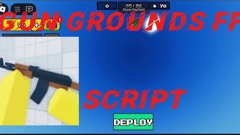 [NEW] Gun grounds ffa nexus script,aimbot,safemod & MORE