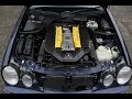 W210 E55 AMG Supercharged Kompressor - 100-200 km/h testdrives - insane sound