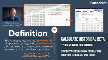 Easily Calculating Beta in Excel Using Regression