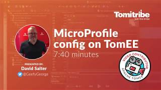 MicroProfile config on TomEE  by David Salter
