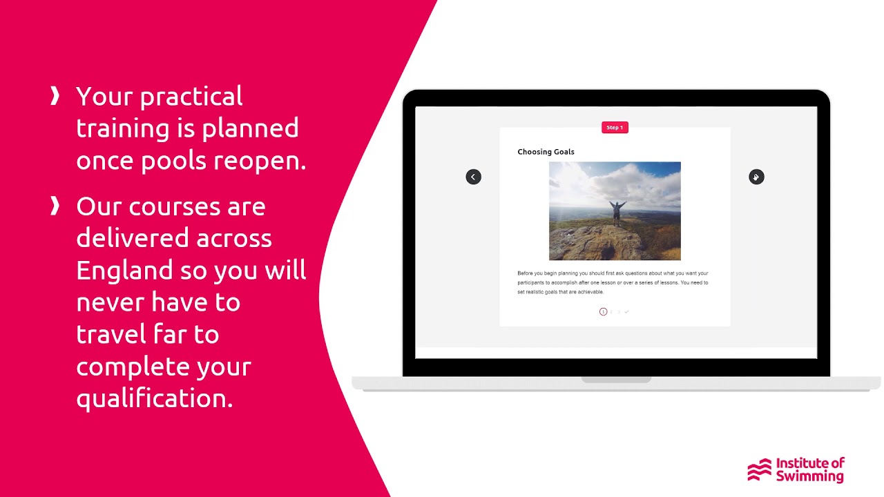 Institute of Swimming's Level 2 Teaching Swimming Online Learning