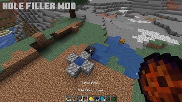 Minecraft mods Review -  Hole Filler Mod - One of the best Minecraft mod - Minecraft mod packs