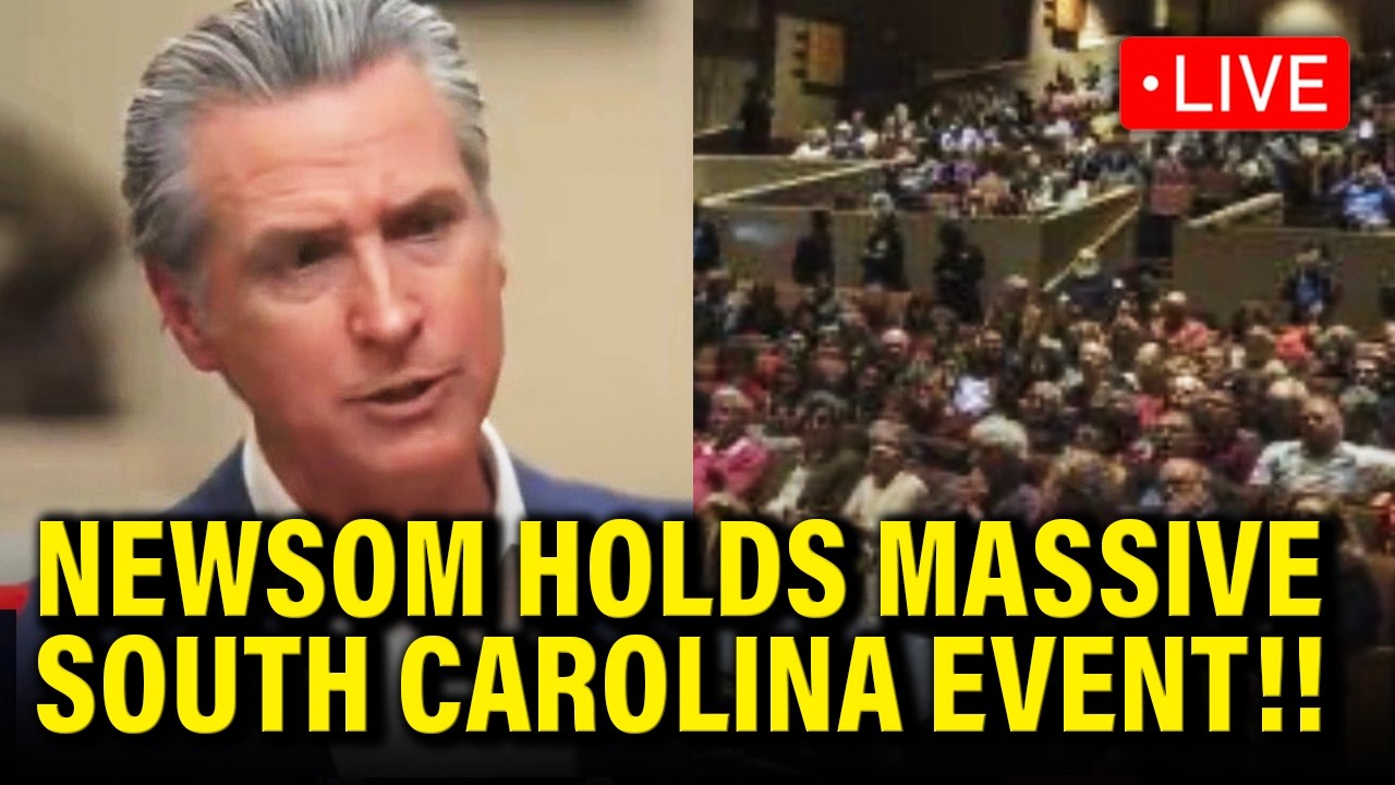 LIVE: Newsom Holds PACKED EVENT in SOUTH CAROLINA!!!
