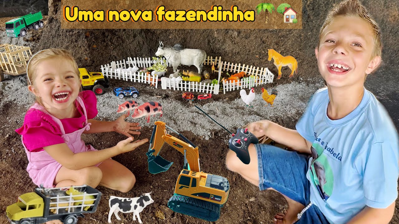 VENDEMOS a FAZENDINHA do MATHEUS e ISABELA💰💶😱| tinha uma BARREIRA na ESTRADA ❌ | MUITO TRABALHO 🚛🚜