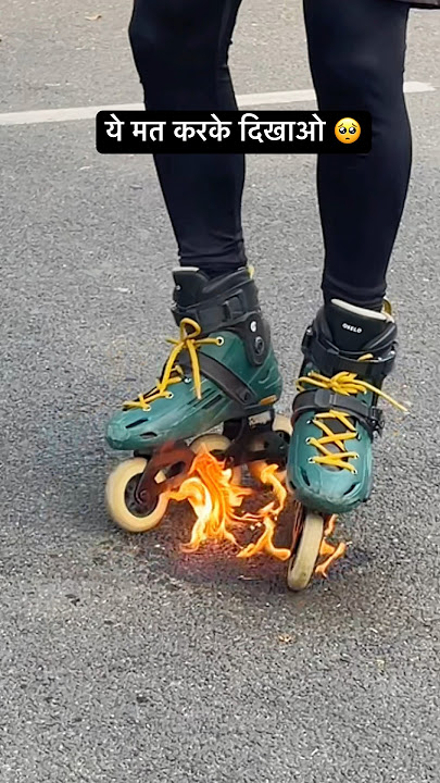 Do Not Try this at home - Performed by professional👀👍🏻 #skating#roadskating #rollerblading