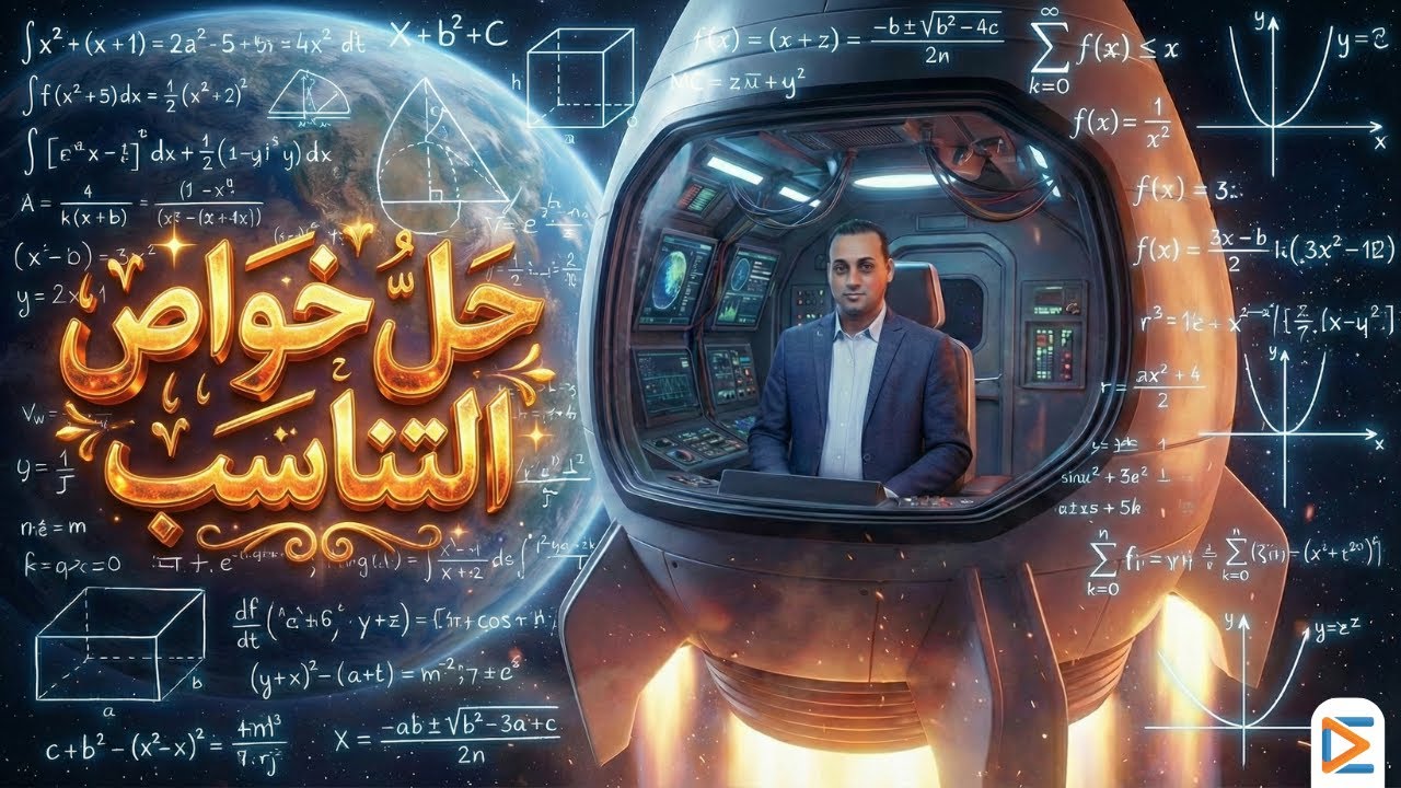 حل درس خواص التناسب كامل | تانية إعدادي | مستر أشرف | أقوى شرح يفهمك الدرس في اقل من 30 دقيقة