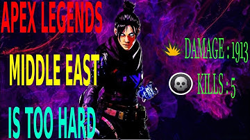 Apex Legends Middle East servers are too hard for Noobs like me - What should I do?