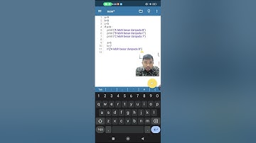 Tugas Pemrograman Komputer Python Dasar (If Else) (Pertemuan 4)