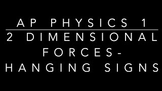7-2D Forces Hanging Signs