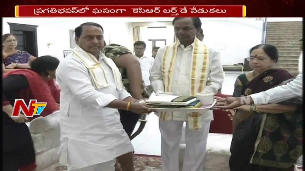 CM KCR's 64th Birthday Celebrations in Telangana & AP || NTV