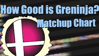 Greninja Matchup Chart