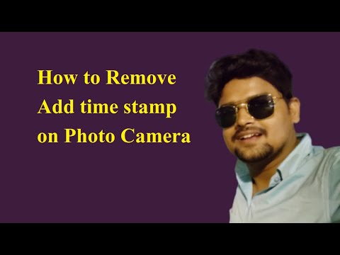 Video: How To Remove The Date In The Camera