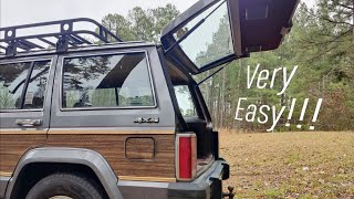 How to Replace Lift Gate Support Struts Jeep Cherokee XJ 1984-1994 Trunk Hatch Fix