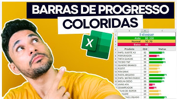 Como criar BARRAS de PROGRESSO com COR AUTOMÁTICA condicional no Excel | Tutorial Passo a Passo!